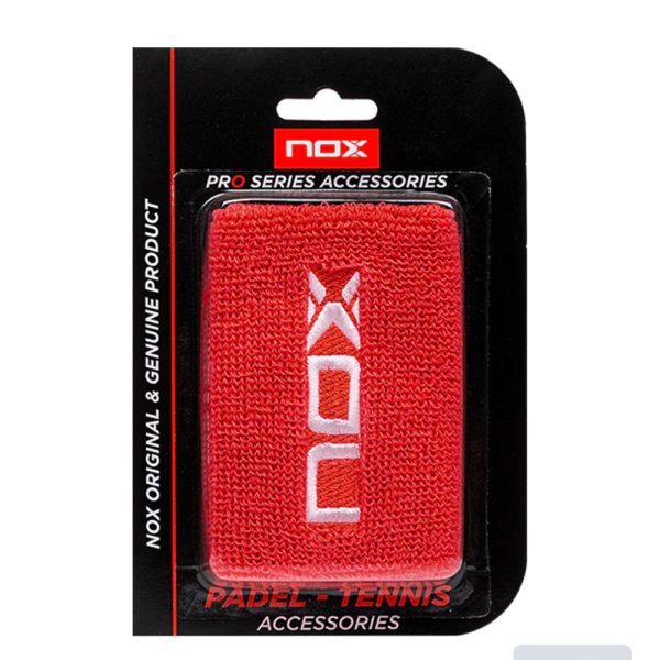 Nox Wristbands Red (x2)