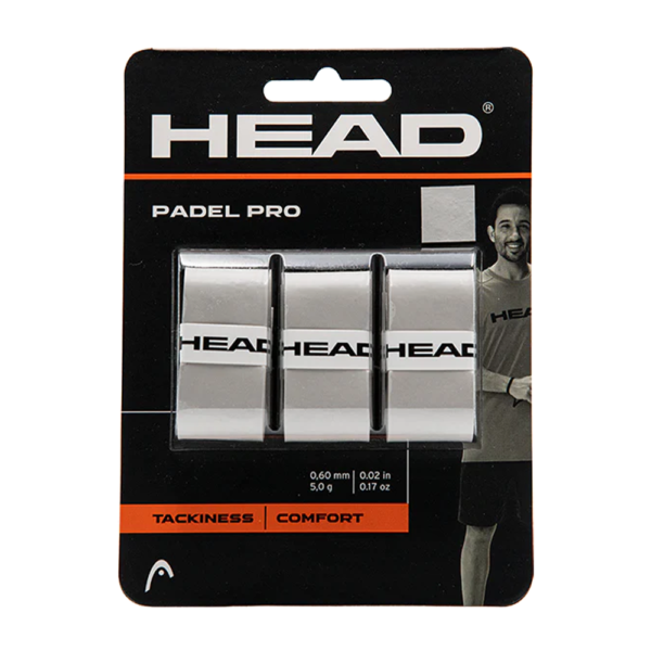 Overgrip Head Padel Pro (Pack x 3) Gray