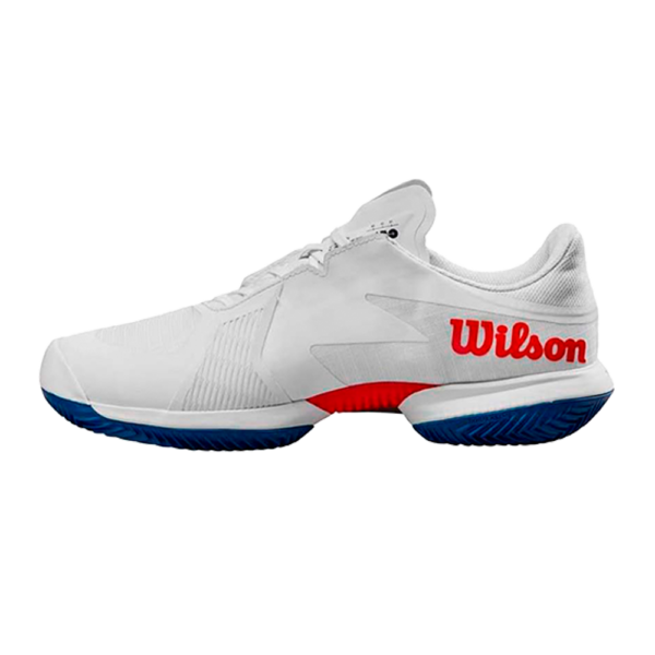 Wilson Kaos Swift 1.5 Clay 2024 White/Blue/Red Shoes