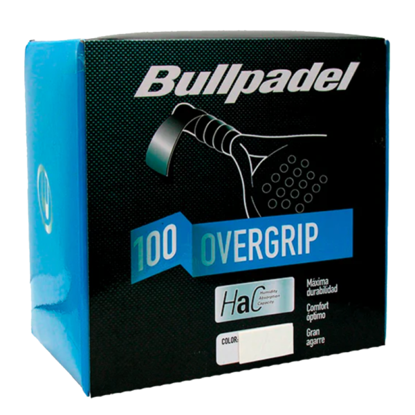 Drum Overgrip Bullpadel HaC 100 units White