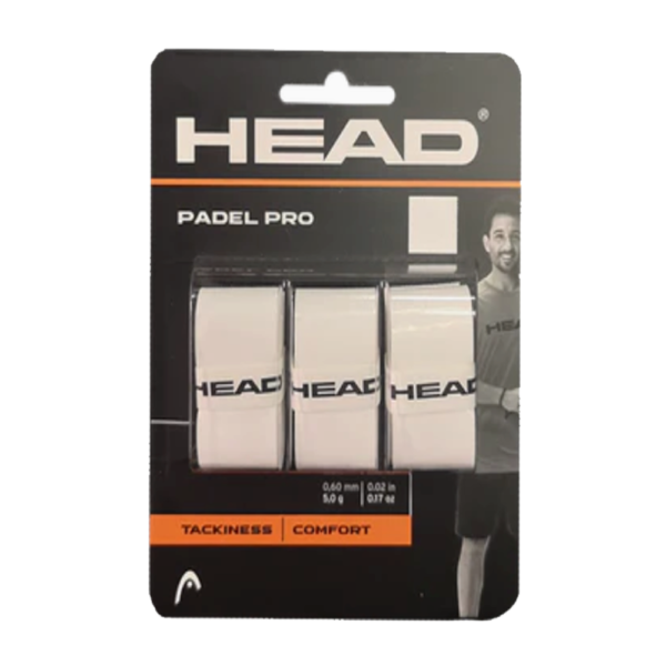 Overgrip Head Padel Pro (Pack x 3) White