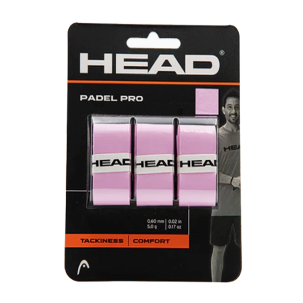 Overgrip Head Padel Pro (Pack x 3) in Pink