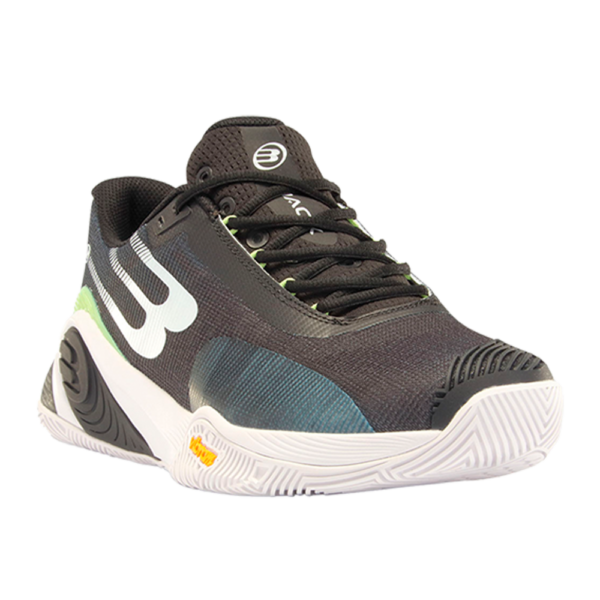 Bullpadel Hack Vibram 24L Black/Green 2024 Shoes
