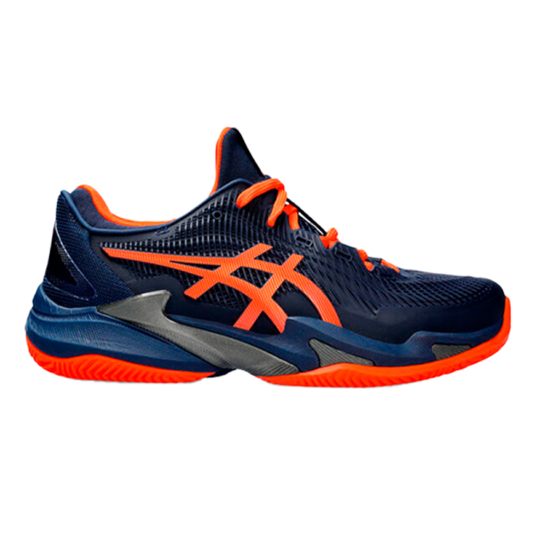 Court FF 3 Clay Navy Blue-Orange Shoes