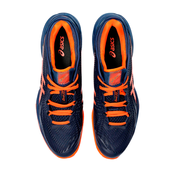 Court FF 3 Clay Navy Blue/Orange Shoes