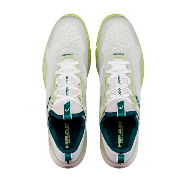 Head Motion Pro 2024 White/Green Shoes