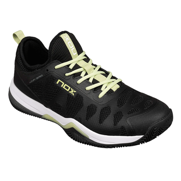 Nox NERBO Black/Soft Lime 2024 Padel Shoes