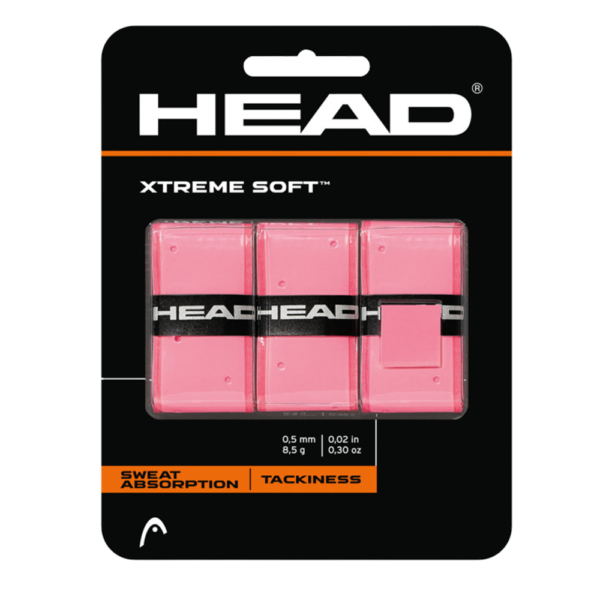 Head XtremeSoft Overgrip (Pack x 3) Pink