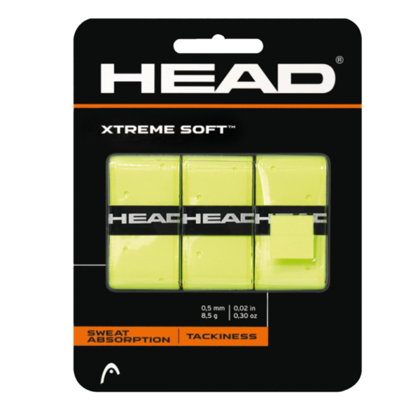 Head XtremeSoft Overgrip (Pack x 3) Yellow