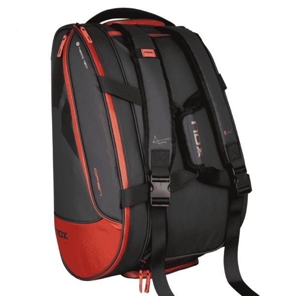 Nox Luxury Open Series Black/Red Padel Bag