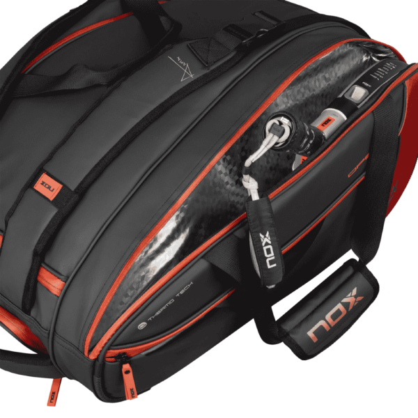 Nox Luxury Open Series Black/Red Padel Bag