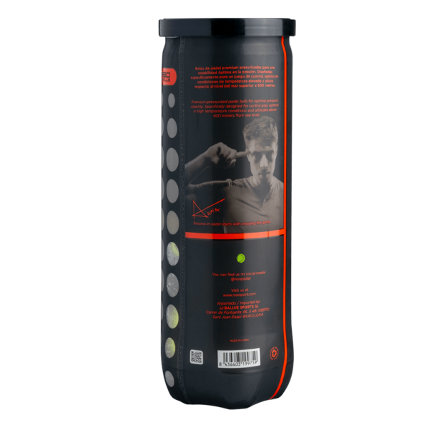 NERBO Padel Balls | 6-Ball Canister