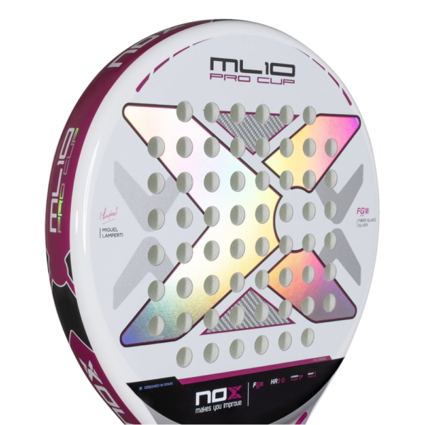 ML10 Pro Cup Silver. Miguel Lamperti's Racket