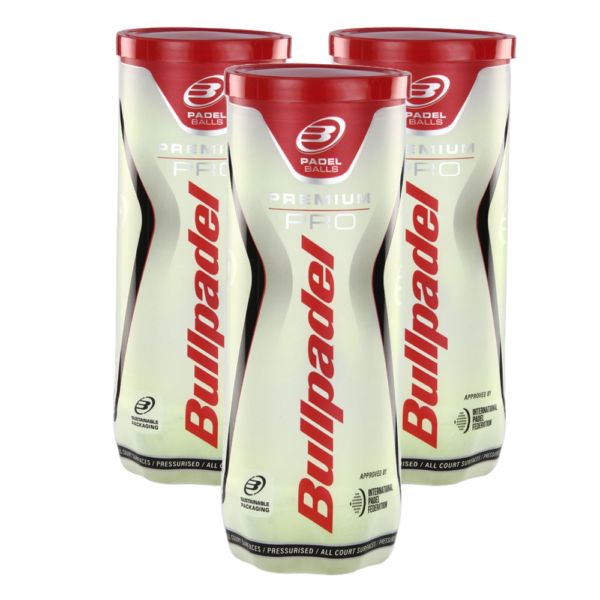 Pott Balls Bullpadel Premium Pro Pack 3