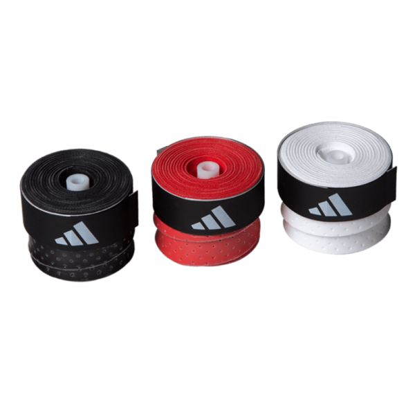 Box Of Padel Overgrip 25 Units White, Black And Red