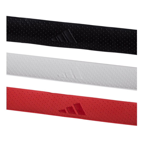 Box Of Padel Overgrip 25 Units White, Black And Red