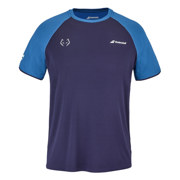 Navy Blue Crew Neck Tee Juan lebron Man