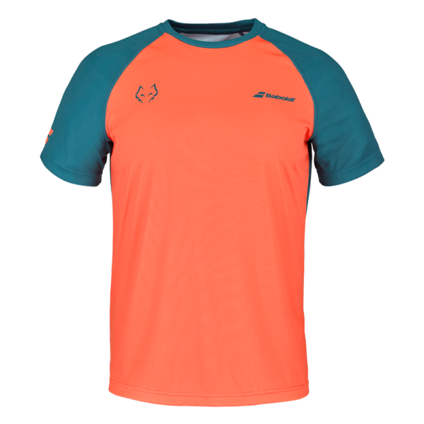 Orange Crew Neck Tee Juan Lebron Man