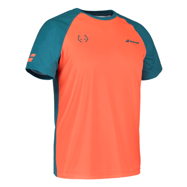 Orange Crew Neck Tee Juan Lebron Man
