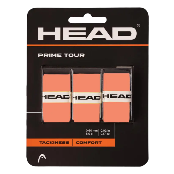 Blister 3 PCS. Overgrip Head Prime Tour Salmon