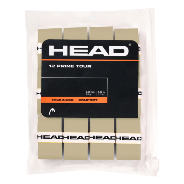 HEAD Prime Tour 12 Tennis Overgrip Grey