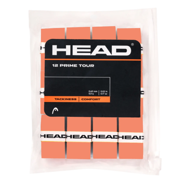 HEAD Prime Tour 12 Tennis Overgrip Salmon
