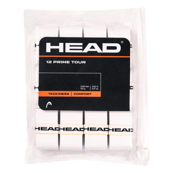 HEAD Prime Tour 12 Tennis Overgrip White