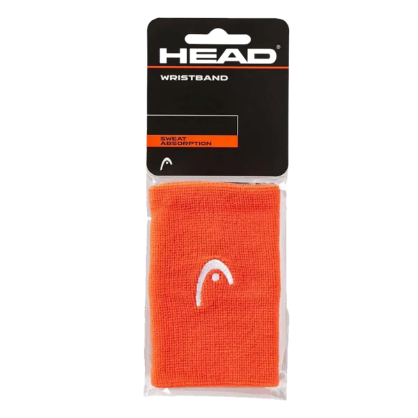 Head Logo Wristband 5" Orange X2