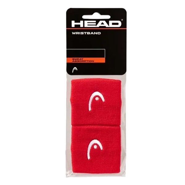 Head Wristbands 2.5" Red