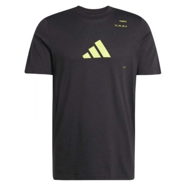 Adidas Tennis Category Graphic T-Shirt Black Lemon