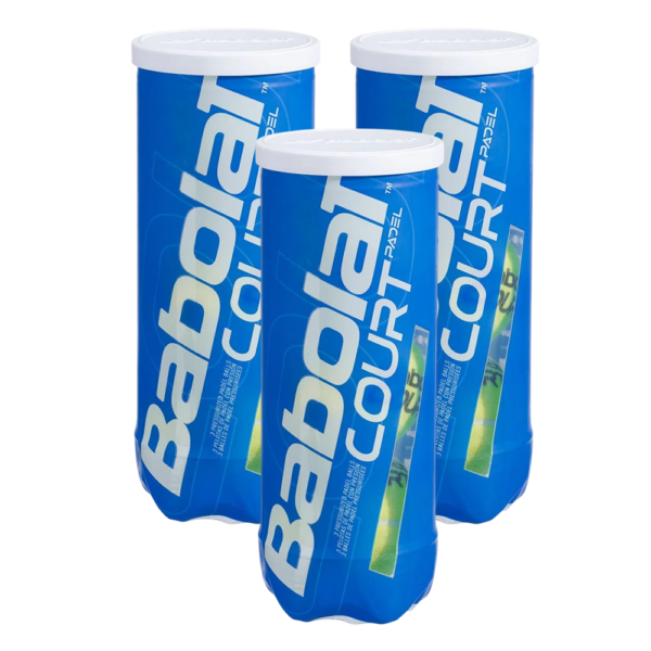 Babolat Court Padel Balls Single Can 3 Pack