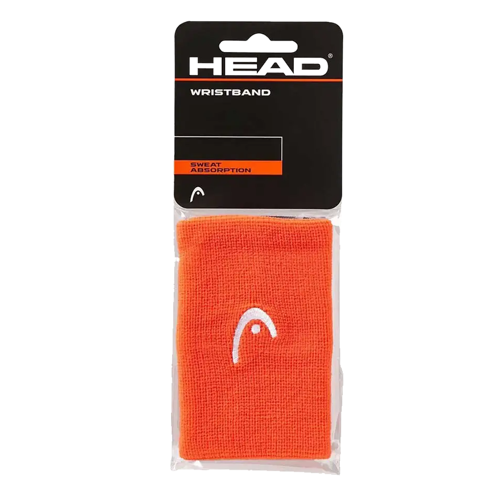 Head Logo Wristband 5" Orange X2