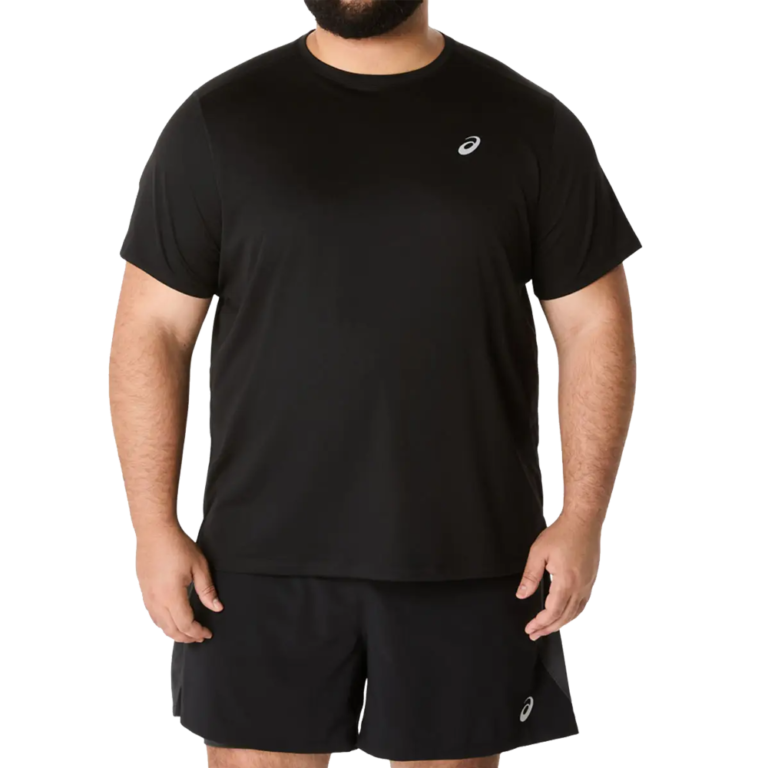asics core ss top t shirt black 1