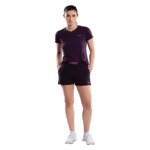PRO Women's Sports Shorts Deep Purple - Image 2