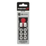Blister (4pcs) Vibration Dampener Bullpadel Ease Vibe White