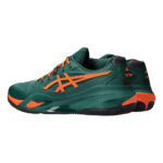 Asics Gel-Resolution X Padel Green/Orange 1041A492 - Image 3