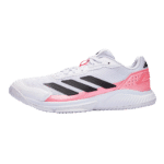 Adidas Courtquick Padel Shoes White/Pink 2026 KH5915 - Image 2