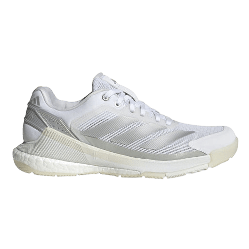Adidas W Crazyquick Boost Padel Shoes 2025 (1) Adidas W Crazyquick Boost Padel Shoes White/Silver 2025 JR4660 - Image 1